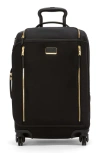 Tumi Leger Continental Expandable Carry On Wheeled Suitcase In Black/ Gold