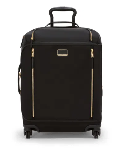 Tumi Voyageur Leger Continental Expandable Carry-on In Black,gold