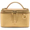 Tumi Voyageur Lex Mini Train Case Crossbody Bag In Gold
