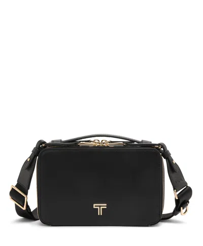 Tumi Voyageur Myla Crossbody In Black/light Gold