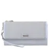 Tumi Voyageur Nylon Travel Wallet In Blue