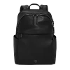 Tumi Voyageur Raina Leather Backpack In Black/ Gunmetal