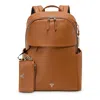 Tumi Voyageur Raina Leather Backpack In Caramel