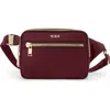 Tumi Voyageur Sedona 7.5" Convertible Crossbody Or Sling Bag In Burgundy