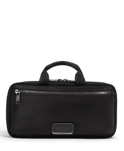 Tumi Voyageur Small Madeline Cosmetic In Black,gunmetal