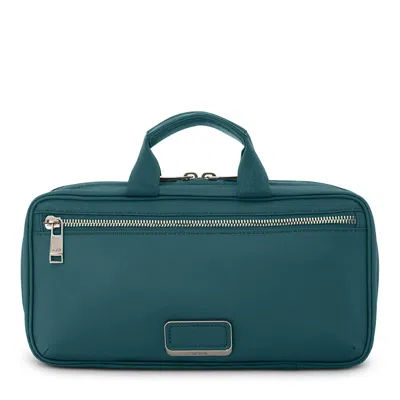Tumi Voyageur Small Madeline Cosmetic Travel Case In Lagoon