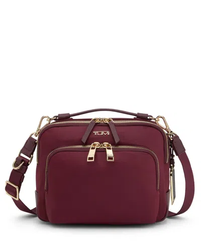 Tumi Voyageur Teghan 8.25" Crossbody Bag In Burgundy