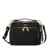 Tumi Voyageur Teghan Crossbody In Black/gold