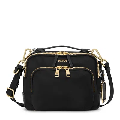 Tumi Voyageur Teghan Crossbody In Black/gold