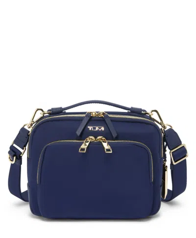 Tumi Voyageur Teghan Crossbody In Indigo/light Gold