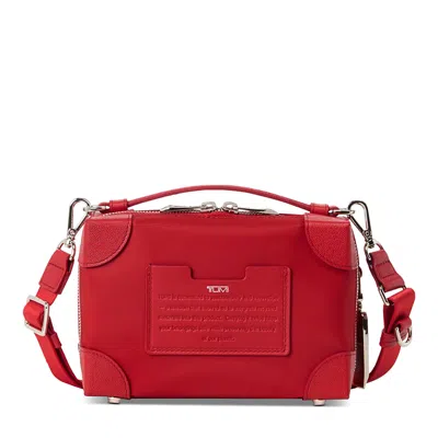 Tumi Voyageur Trunk Crossbody Bag In Red
