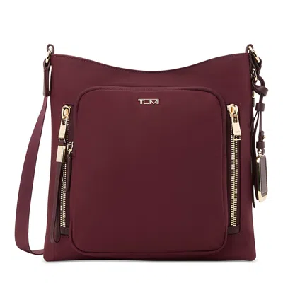 Tumi Voyageur Tyler Crossbody Bag In Burgundy