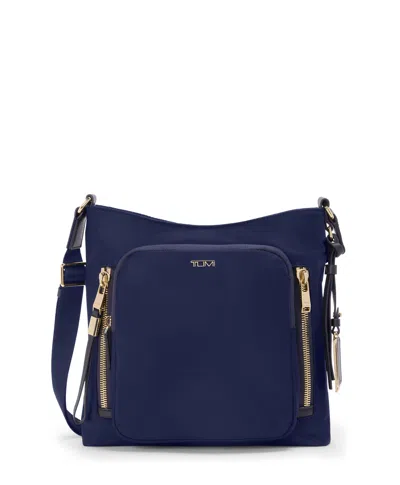 Tumi Voyageur Tyler Crossbody In Indigo/light Gold