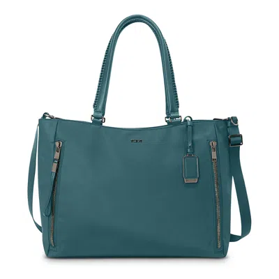 Tumi Voyageur Valetta Large Tote Bag In Lagoon