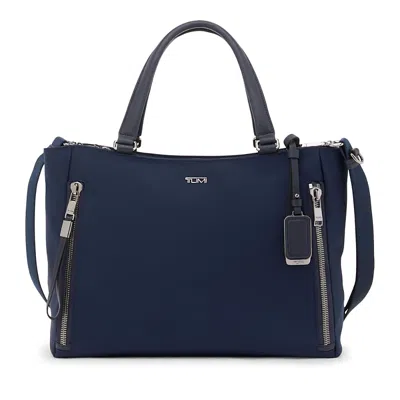 Tumi Voyageur Valetta Medium Tote In Indigo