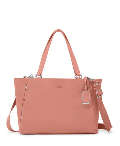 Tumi Voyageur Valetta Medium Tote In Pink Clay