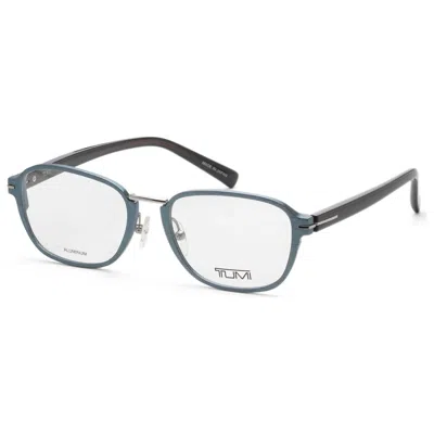 Tumi Vtu0235201aq Blue Havana Metal Frame Eyeglasses