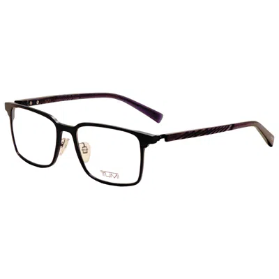 Tumi Vtu5135401aq Blue Square Metal Eyeglasses In Black