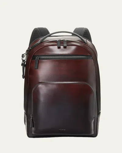 Tumi Warren Leather Backpack In Multi