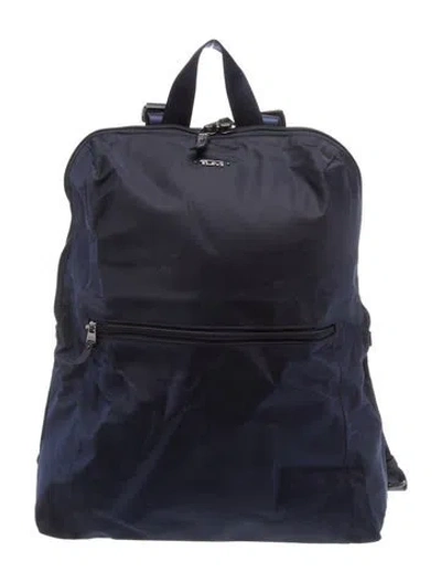 Pre-owned Tumi Web Backpack In Blue