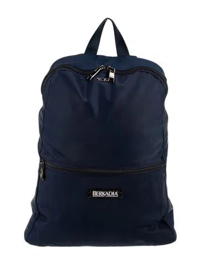 Pre-owned Tumi Web Backpack In Blue