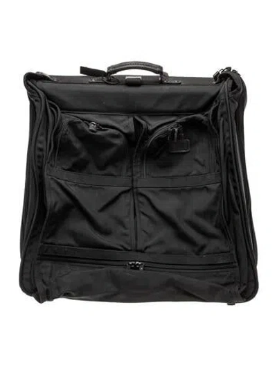 Pre-owned Tumi Wheeled Garment Bag In Black