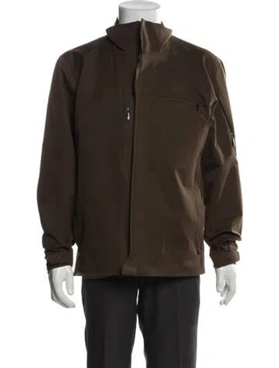 Pre-owned Tumi Windbreaker In Brown