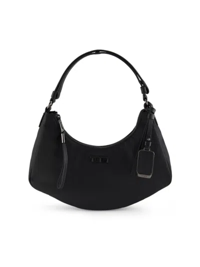 Tumi Kids'  Women's Camilla Logo Shoulder Bag In Black Gunmetal