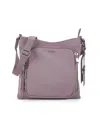 Tumi Women's Tyler Logo Leather Crossbody Bag In Purple