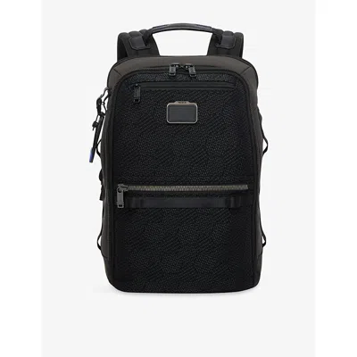 Tumi Womens Black Geometric Alpha Bravo Dynamic Backpack