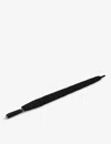Tumi Mens Black Logo-print Shell Golf Umbrella In Black