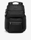 Tumi Mens Black Nomadic Zip-pocket Padded-back Nylon Backpack In Black