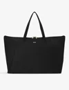 Tumi Double-handled Handbag In Black/gold