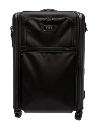 Pre-owned Tumi Woven Rollable Luggage In Black