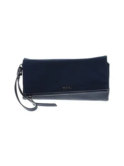 Pre-owned Tumi Wristlet In Blue