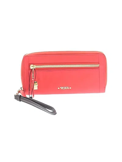 Pre-owned Tumi Wristlet In Red