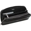 Tumi Zip-around Continental Wallet In Black