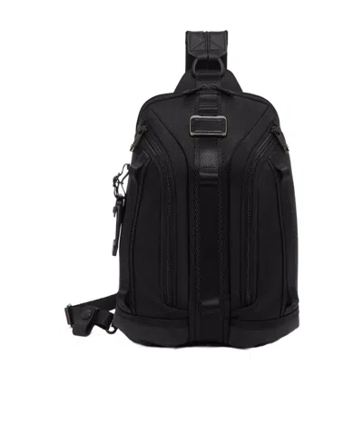 Tumi Zipper Backpack In Black