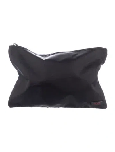 Pre-owned Tumi Zip-up Cosmetic Bag In Black
