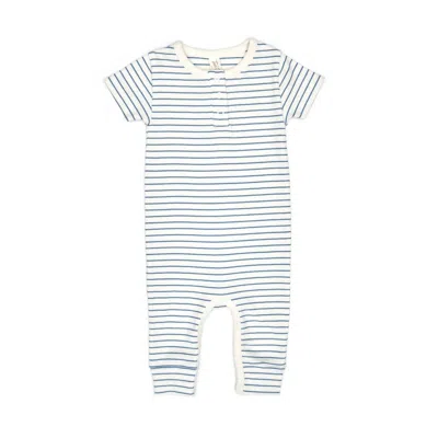Tun Tun Kids' Boy's John Stripes Jumpsuit In Blue