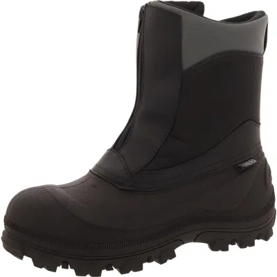 Tundrà Vermont Womens Zipper Manmade Winter & Snow Boots In Black