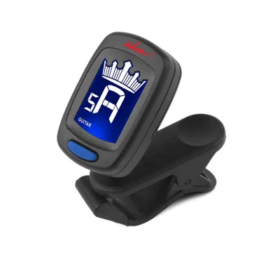 Tune X Guitar Tuner Clip On-accurate Chromatic; Acoustic Guitar Bass Violin Ukulele Tuner - Crown In Black