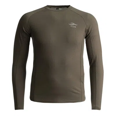 Tuo Men's  Kinetic Merino 150 Base Layer In Brown