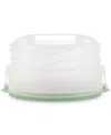 Tupperware Expandable Travel Cake Carrier In Mint