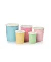 Tupperware Heritage 10 Pc Vintage Nested Canister Set In Multi