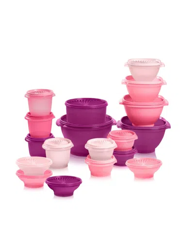 Tupperware Heritage 36-piece Container Set In Pink