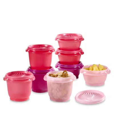 Tupperware Heritage Collection New 16-pc. Food Storage Container Set In Pink