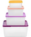 Tupperware Keeptabs 4-piece Container & Lid Set In Multi