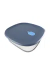 Tupperware Voila 1.7-quart Square Container In Blue