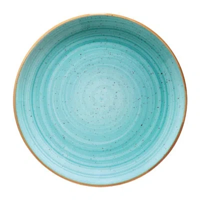 Turgla Home 10" Dinner Plate In Sea Blue